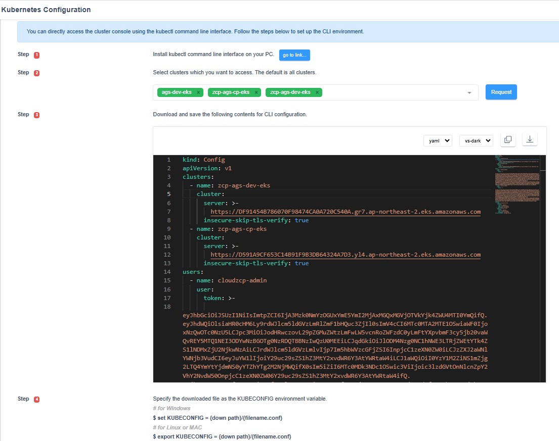 Figure 1: CLI Command Screen